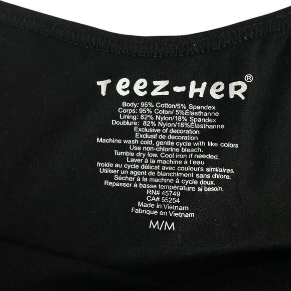 Teez-Her Womens Medium Black Cami - Picture 5 of 5